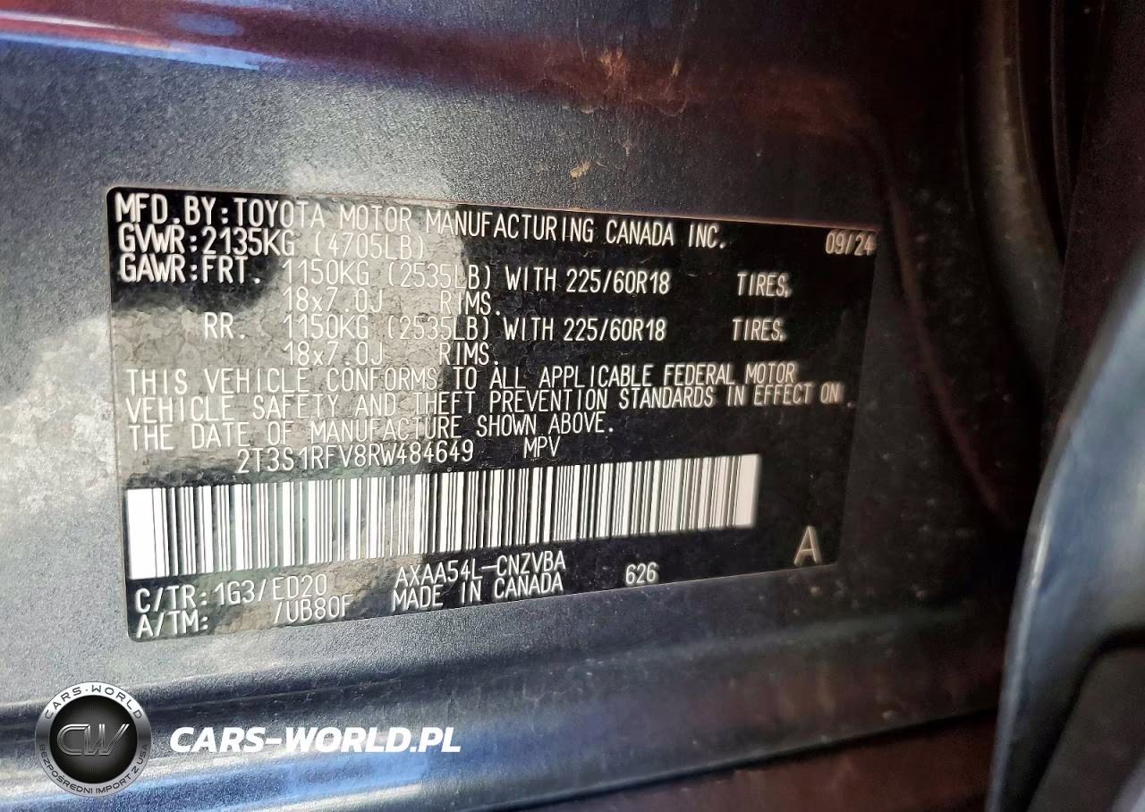 2024 Toyota Rav4 Trd Off Road VIN:2T3S1RFV8RW484649 - 13