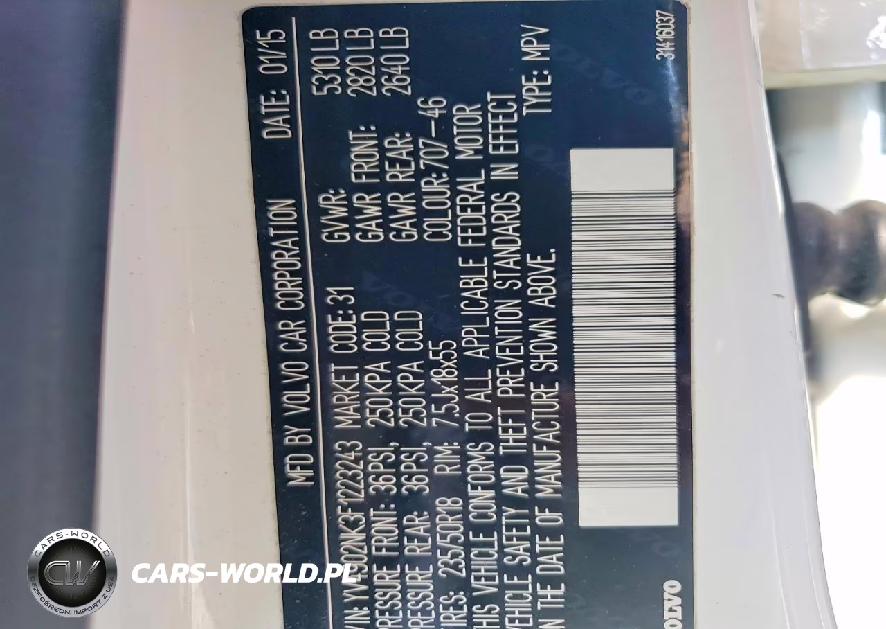 2015 Volvo Xc70 T6 Premier VIN:YV4902NK3F1223243 - 12