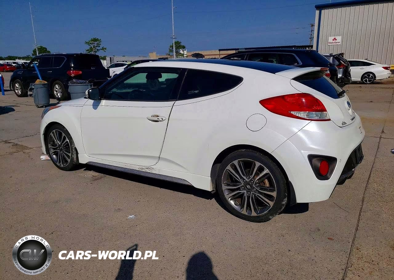 2016 Hyundai Veloster Turbo VIN:KMHTC6AE6GU280085 - 2