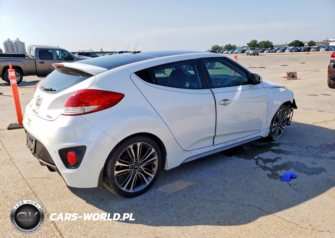 2016 Hyundai Veloster Turbo VIN:KMHTC6AE6GU280085 - 3