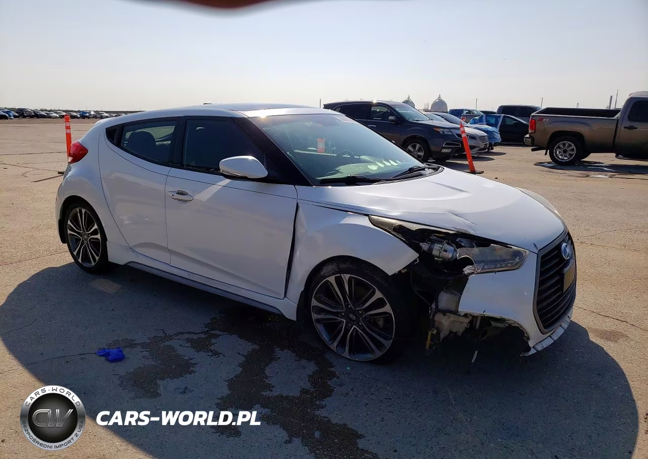 2016 Hyundai Veloster Turbo VIN:KMHTC6AE6GU280085 - 4