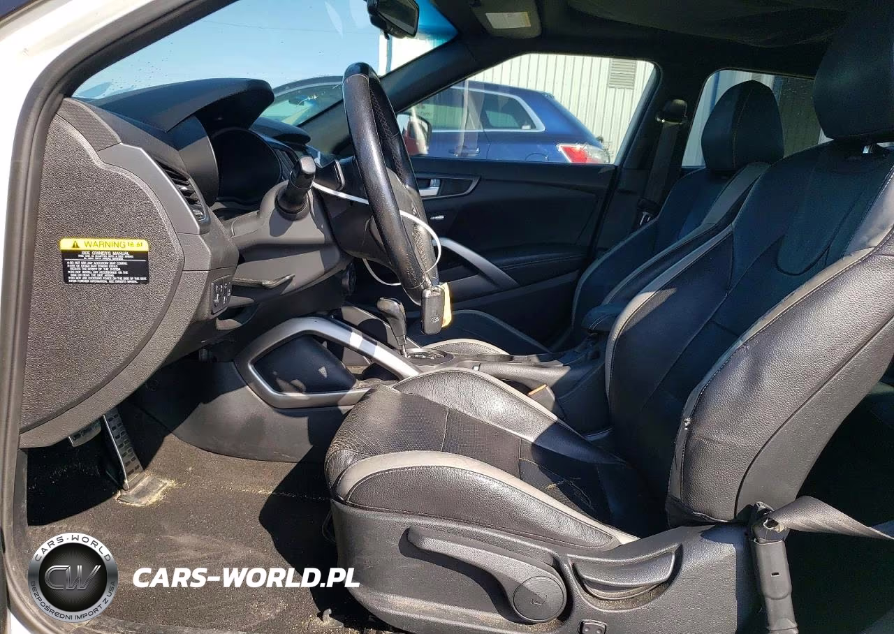 2016 Hyundai Veloster Turbo VIN:KMHTC6AE6GU280085 - 7
