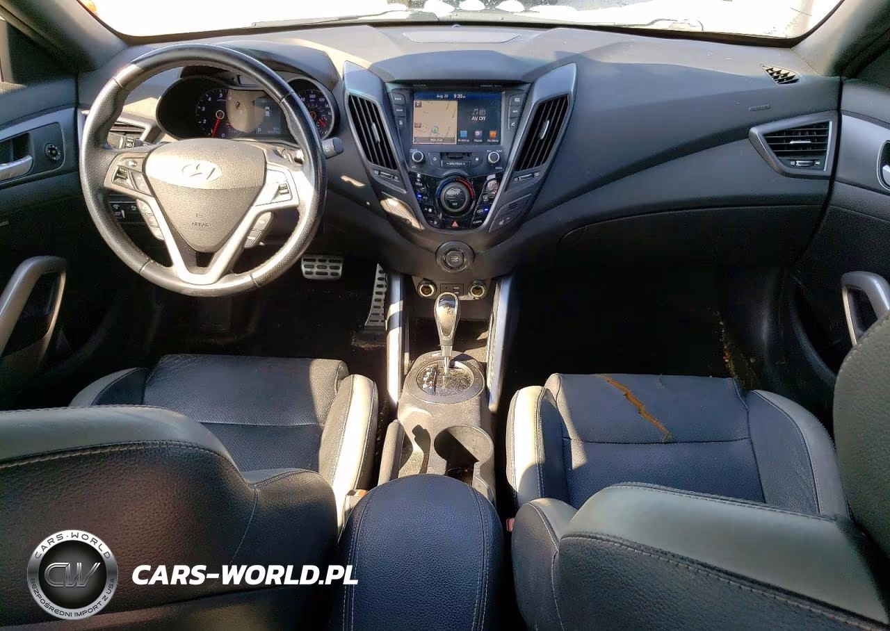 2016 Hyundai Veloster Turbo VIN:KMHTC6AE6GU280085 - 8