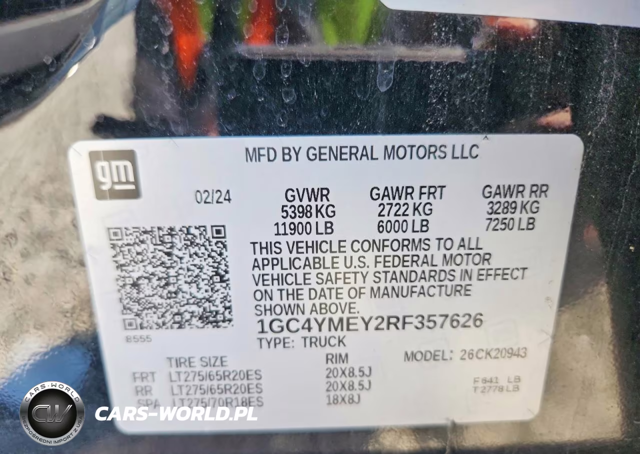 2024 Chevrolet Silverado K2500 Custom VIN:1GC4YMEY2RF357626 - 12
