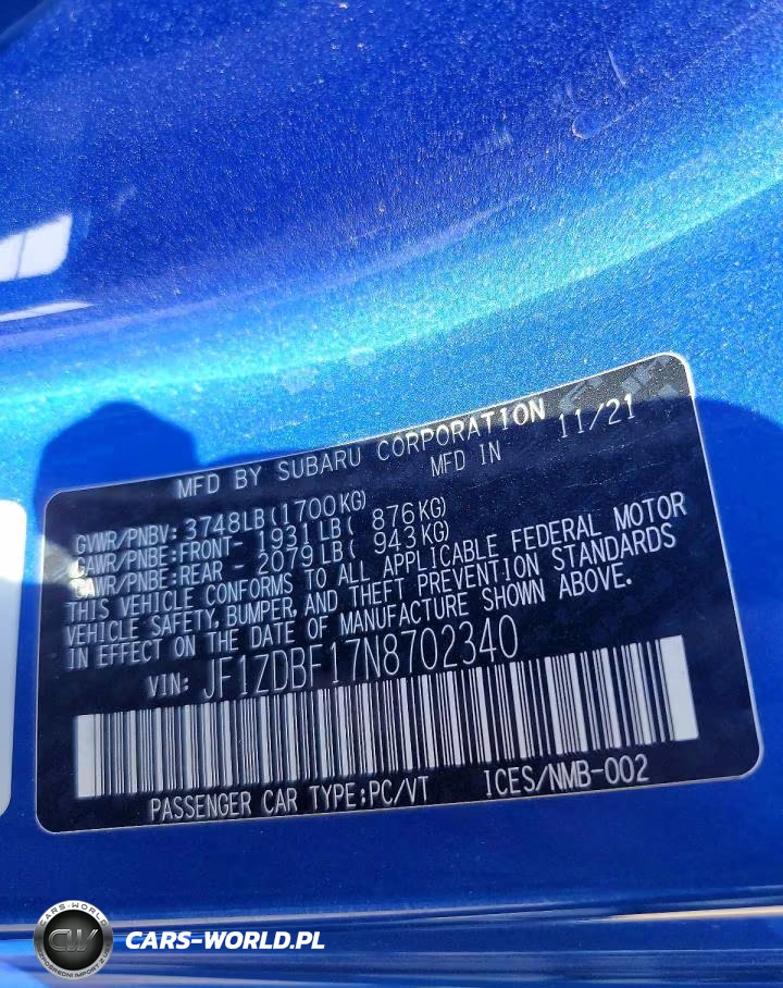 2022 Subaru Brz Limited VIN:JF1ZDBF17N8702340 - 12