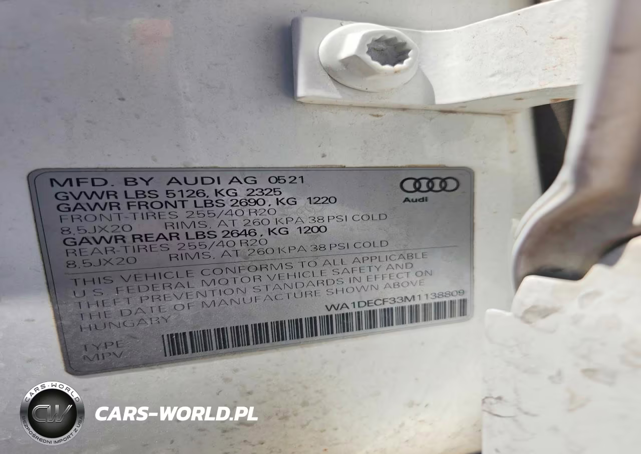 2021 Audi Q3 Premium S Line 45 VIN:WA1DECF33M1138809 - 14