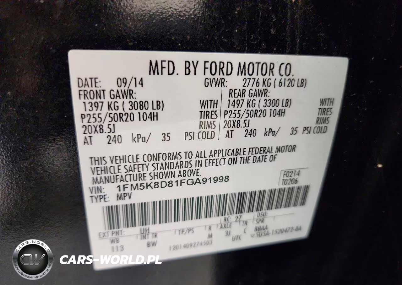 2015 Ford Explorer Xlt VIN:1FM5K8D81FGA91998 - 13