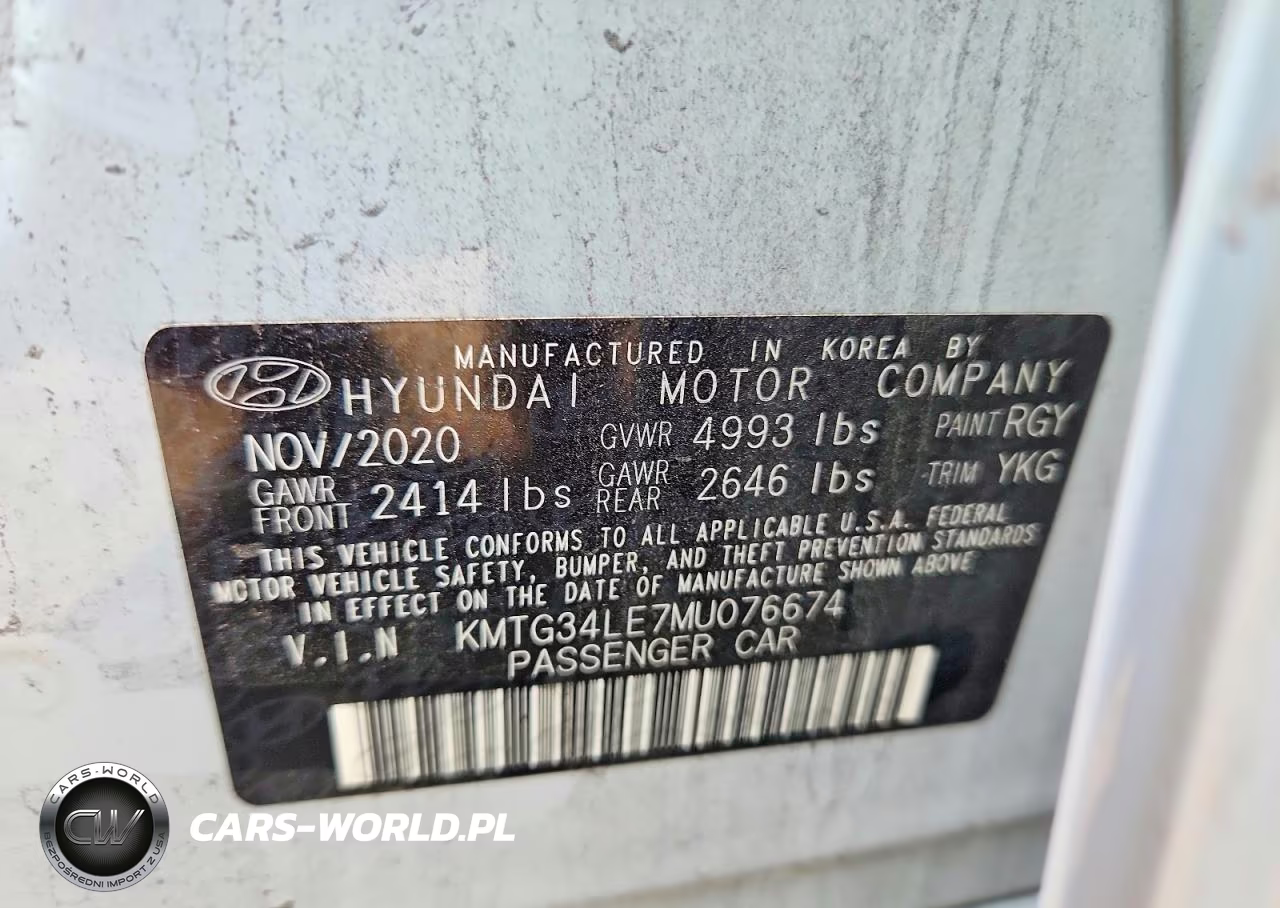 2021 Genesis G70 3.3T VIN:KMTG34LE7MU076674 - 12