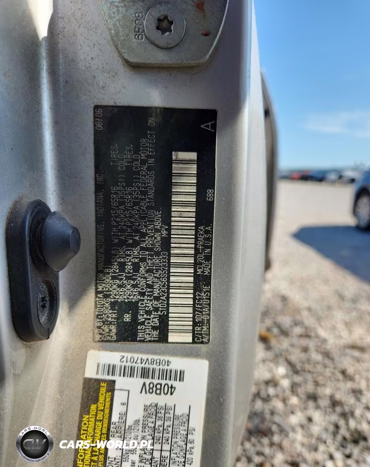2006 Toyota Sienna Le 8 Passenger VIN:5TDZA23C56S523333 - 13