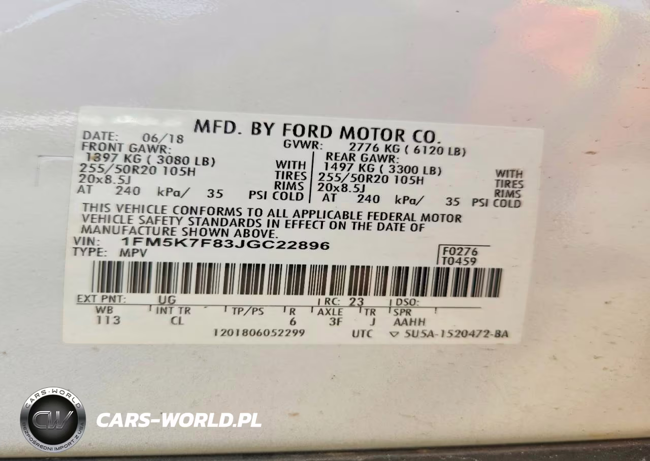 2018 Ford Explorer Limited VIN:1FM5K7F83JGC22896 - 13