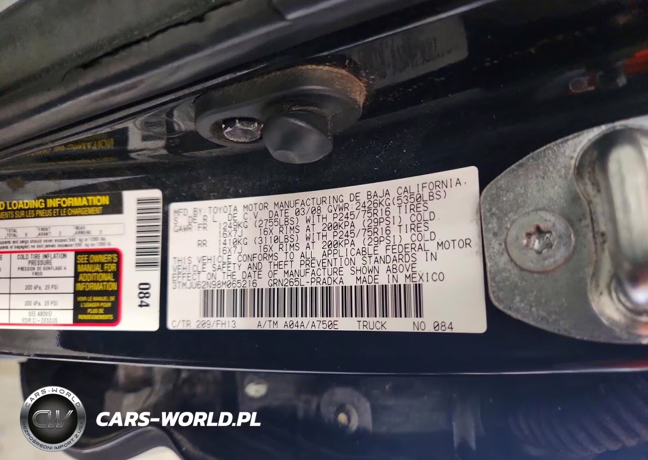 2008 Toyota Tacoma Double Cab Prerunner VIN:3TMJU62N98M065216 - 12