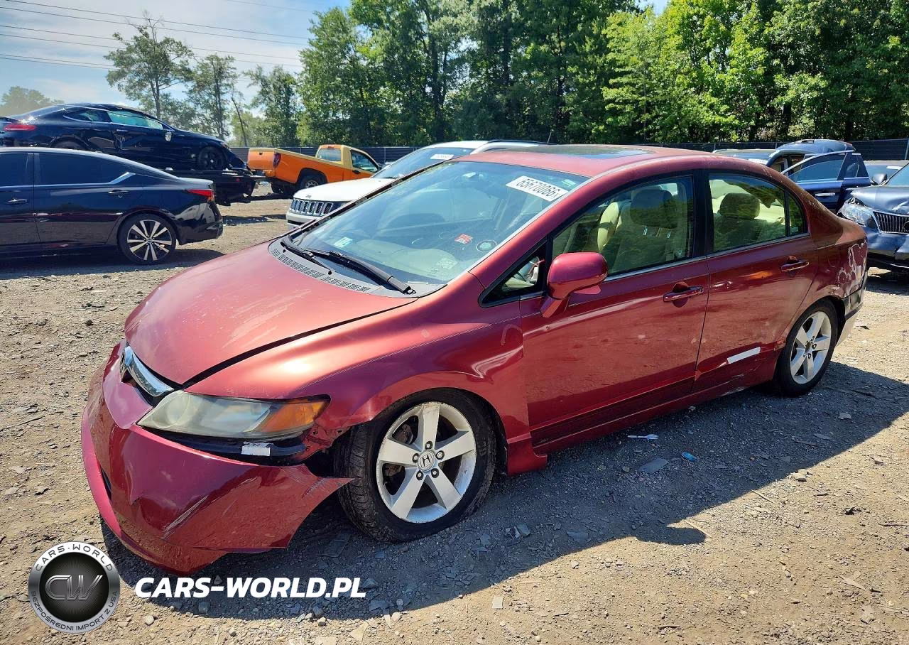 2007 Honda Civic Ex VIN:1HGFA16817L030127 - 1