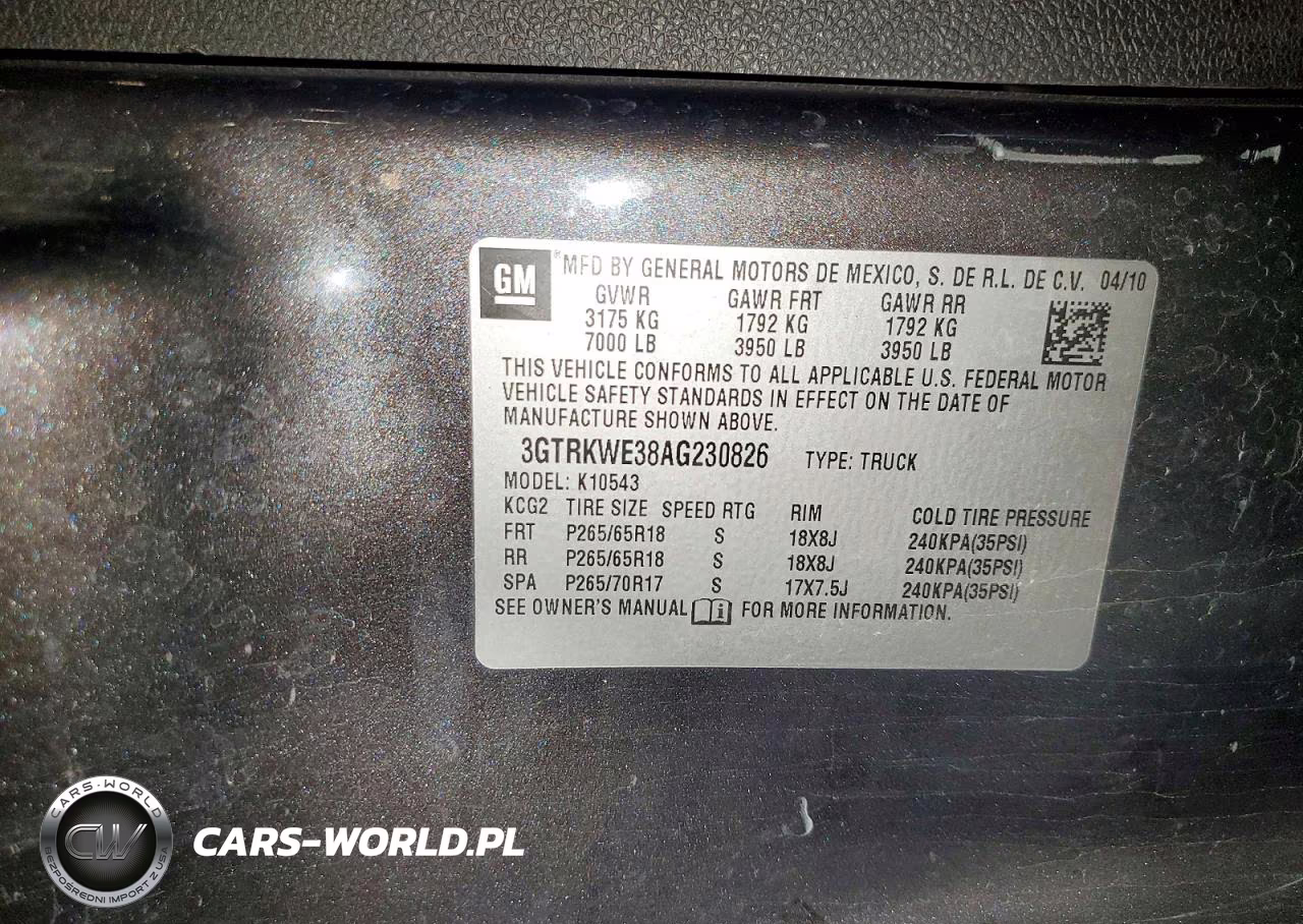 2010 GMC Sierra K1500 Slt VIN:3GTRKWE38AG230826 - 12