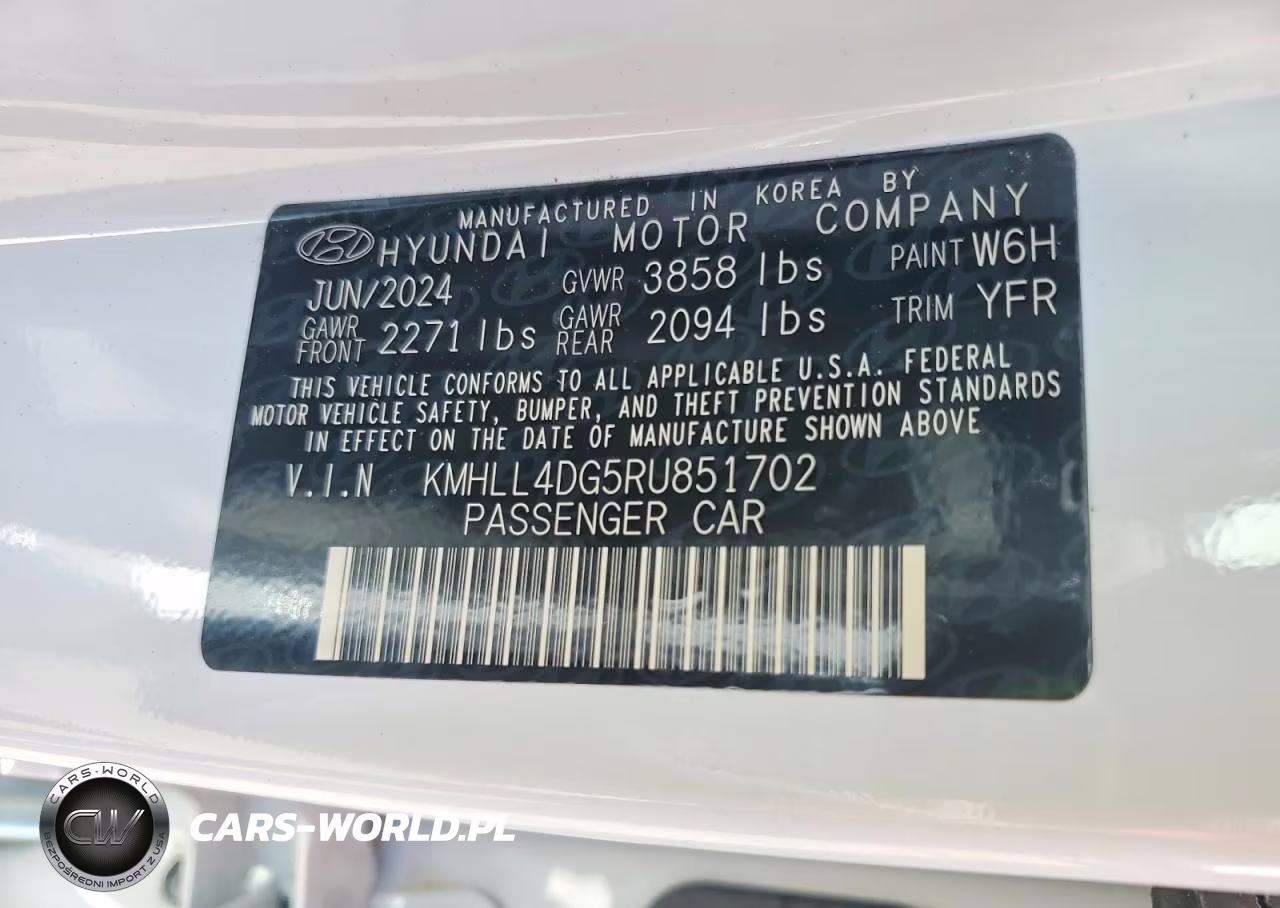 2024 Hyundai Elantra Se VIN:KMHLL4DG5RU851702 - 12