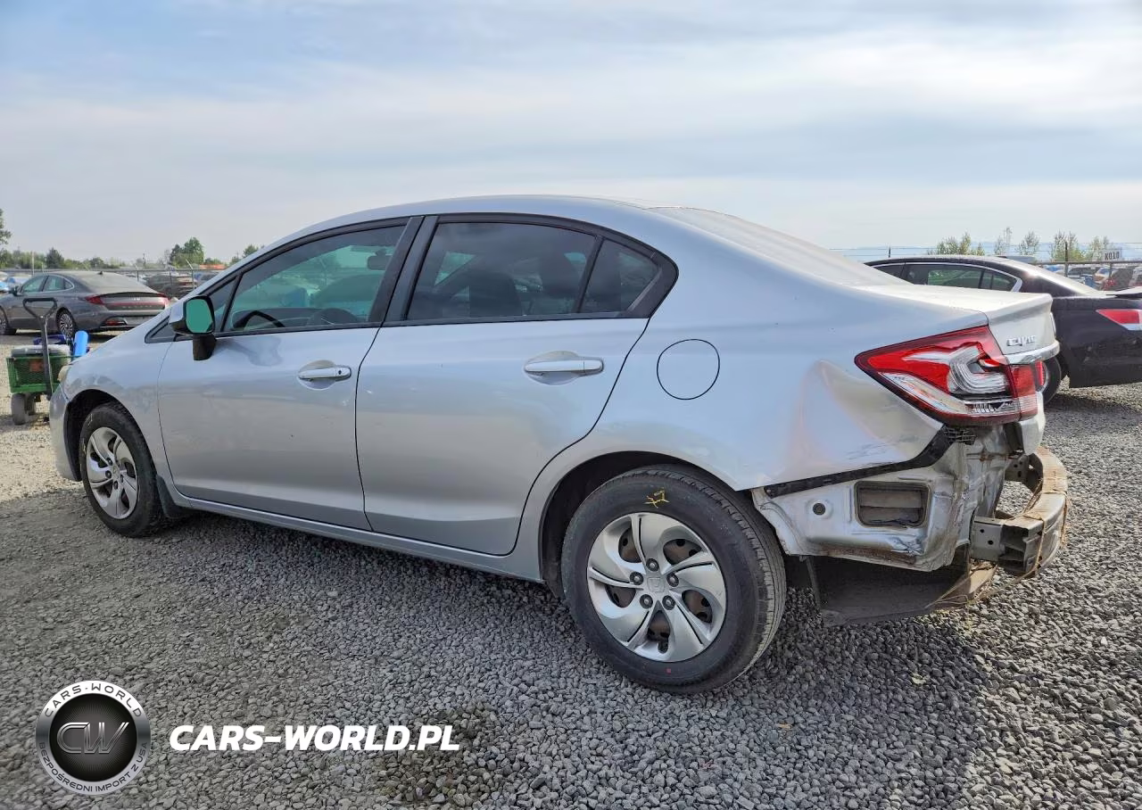 2013 Honda Civic Lx VIN:2HGFB2F5XDH593047 - 2