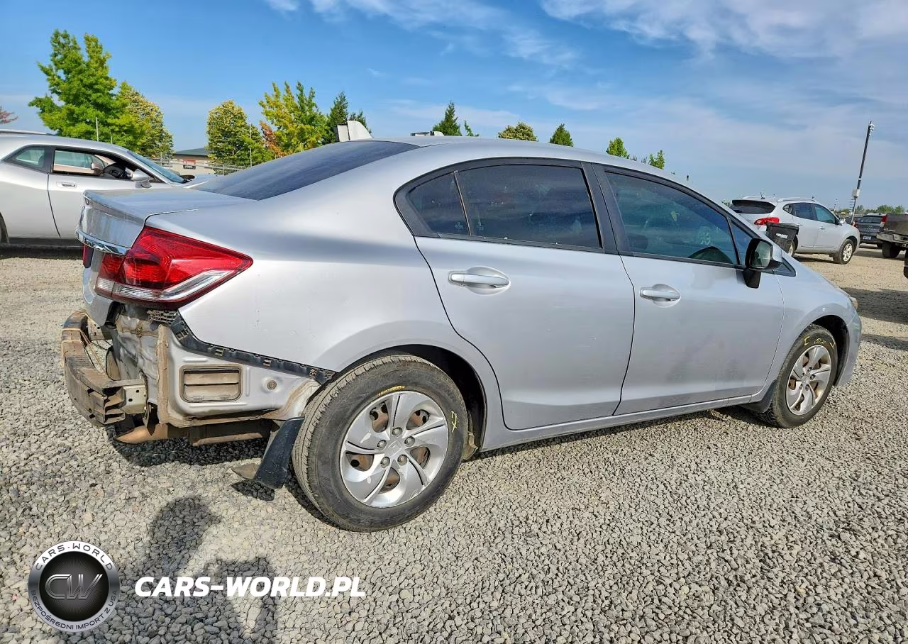 2013 Honda Civic Lx VIN:2HGFB2F5XDH593047 - 3