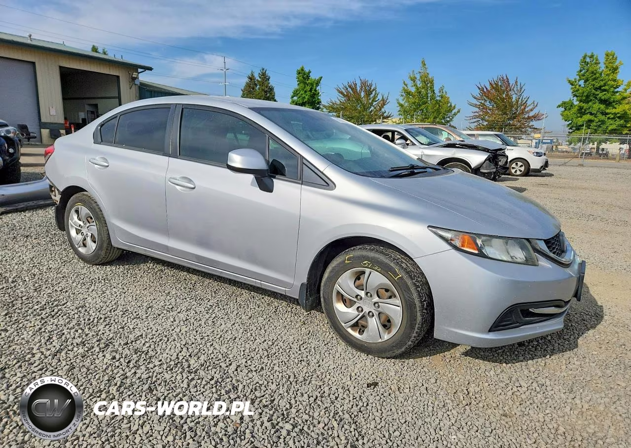 2013 Honda Civic Lx VIN:2HGFB2F5XDH593047 - 4