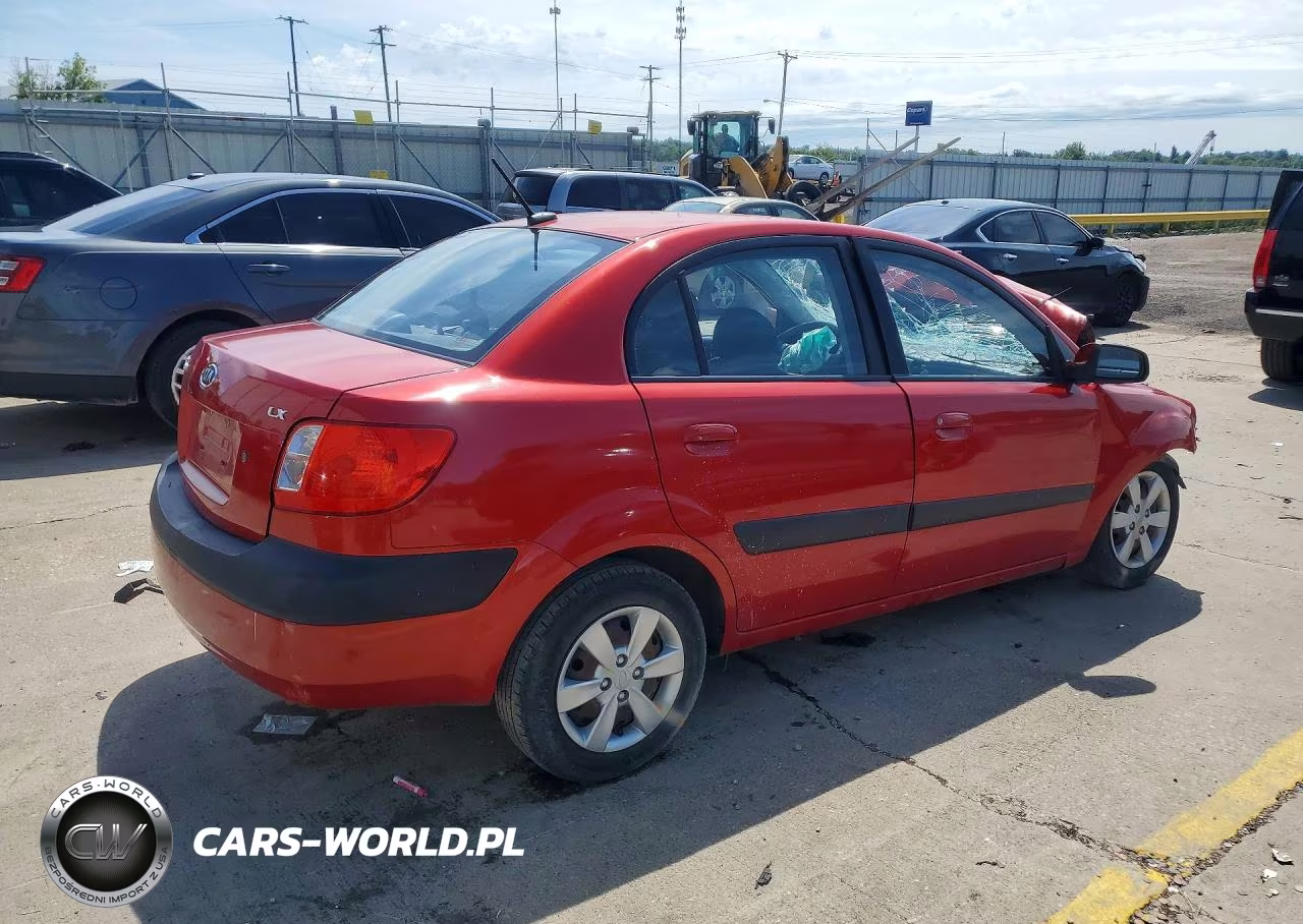 2009 Kia Rio Base VIN:KNADE223X96462708 - 3