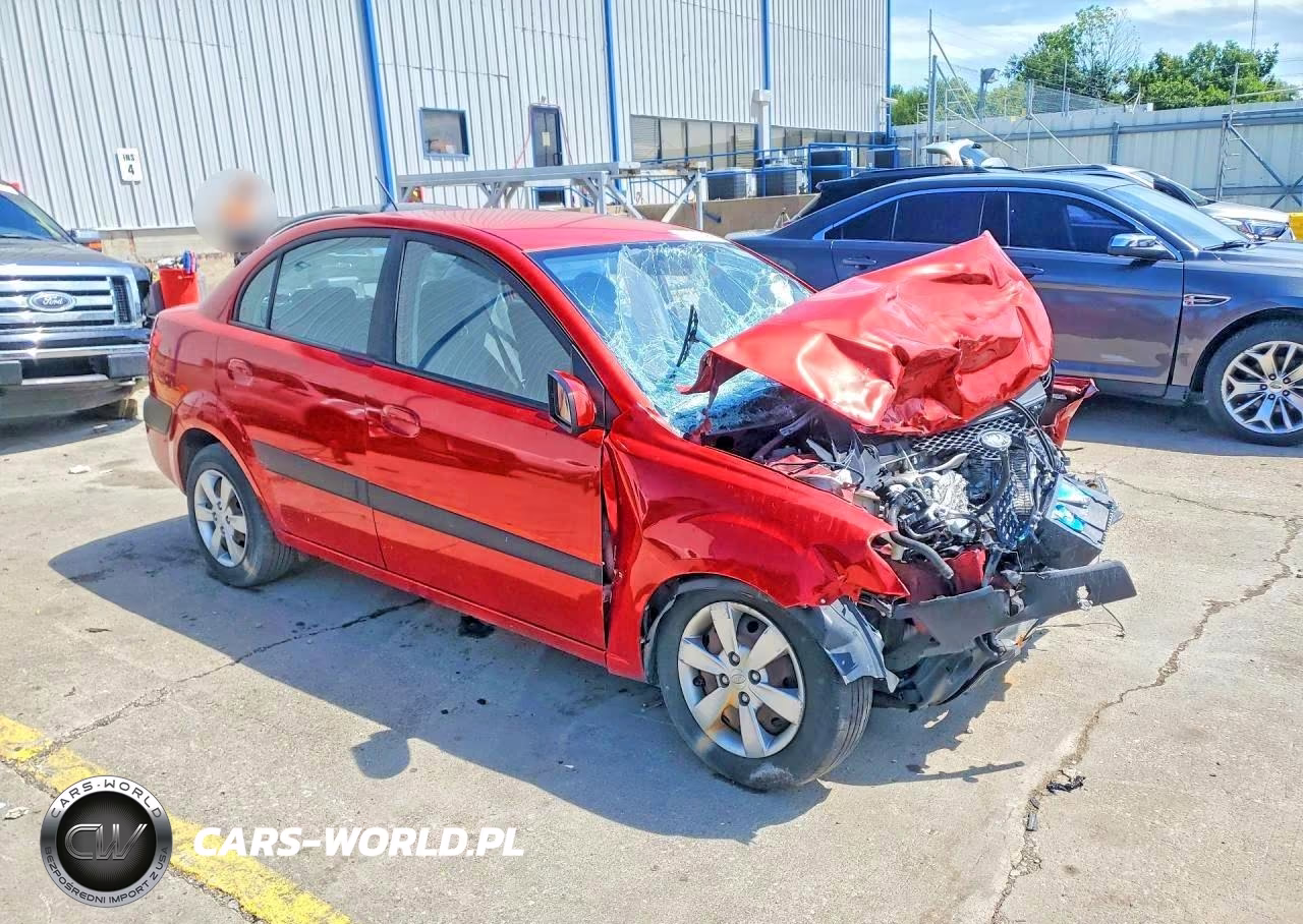2009 Kia Rio Base VIN:KNADE223X96462708 - 4