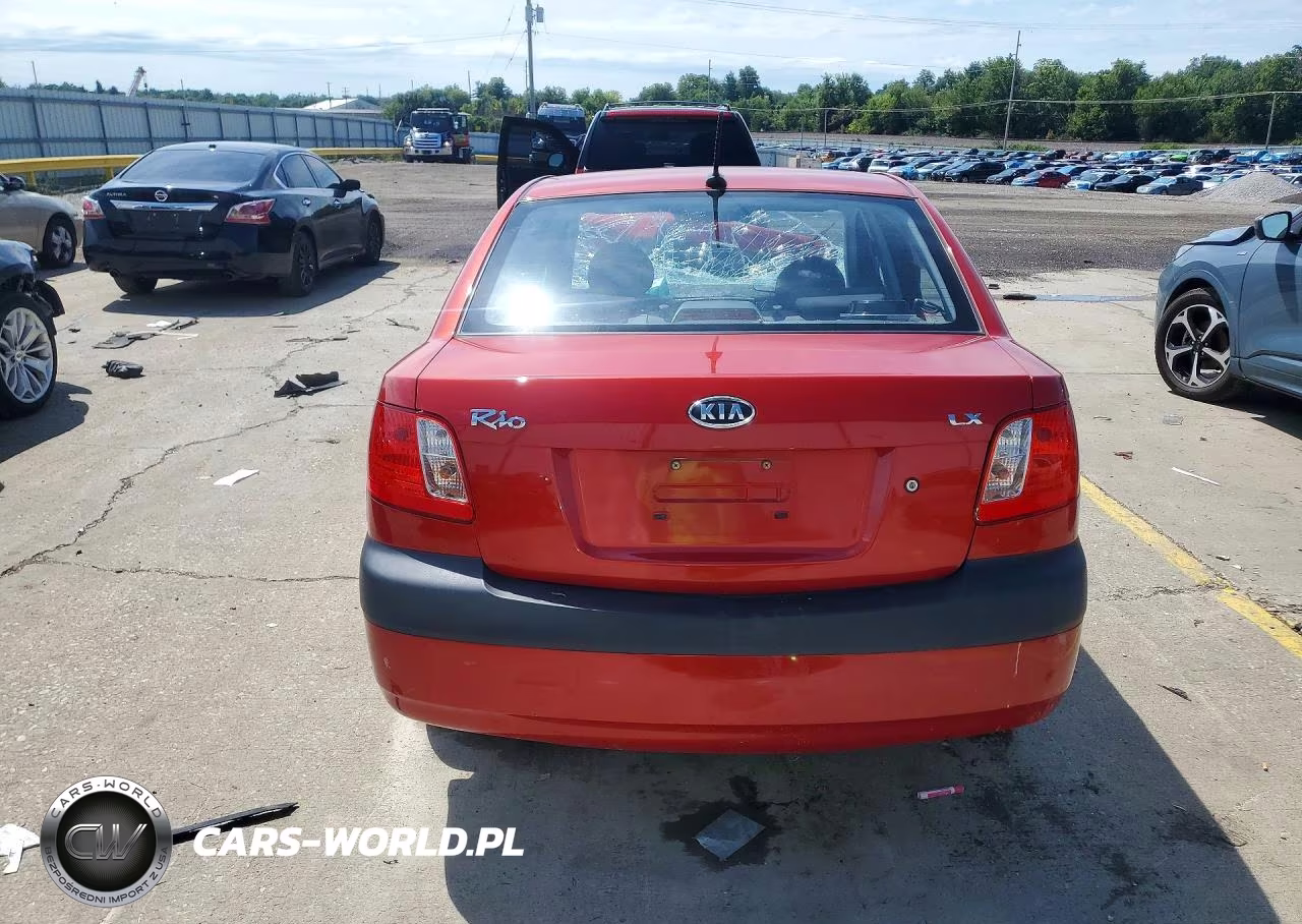 2009 Kia Rio Base VIN:KNADE223X96462708 - 6
