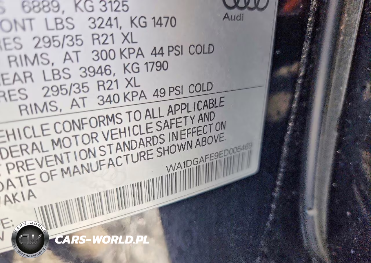 2014 Audi Q7 Prestige VIN:WA1DGAFE9ED005469 - 13
