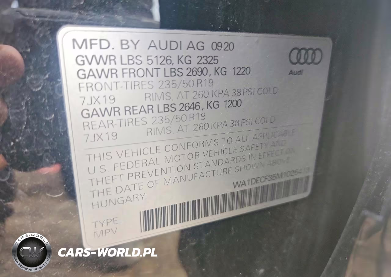 2021 Audi Q3 Premium S Line 45 VIN:WA1DECF35M1025413 - 12
