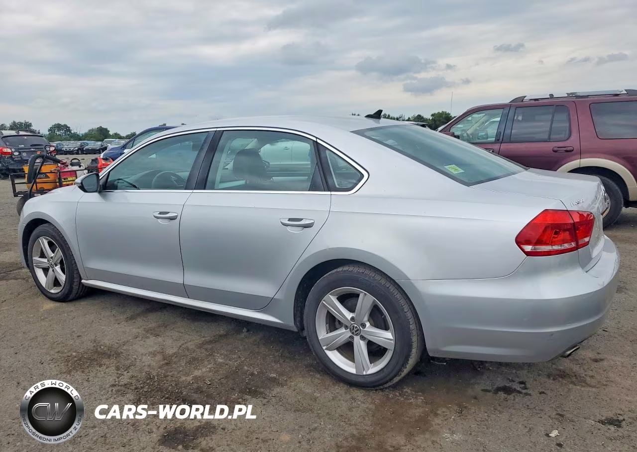 2012 Volkswagen Passat Se VIN:1VWBP7A38CC081707 - 2