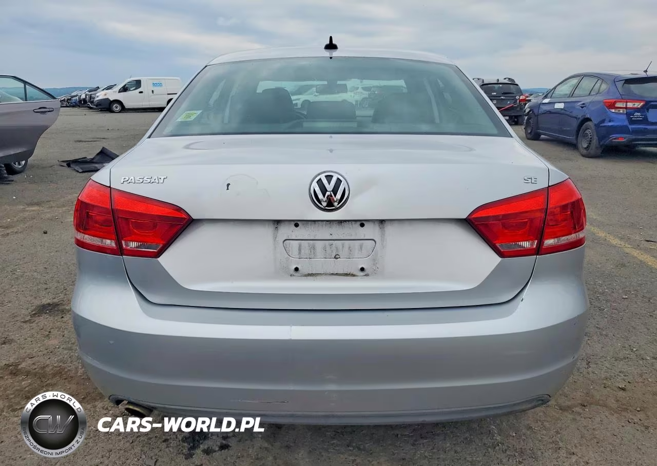 2012 Volkswagen Passat Se VIN:1VWBP7A38CC081707 - 6