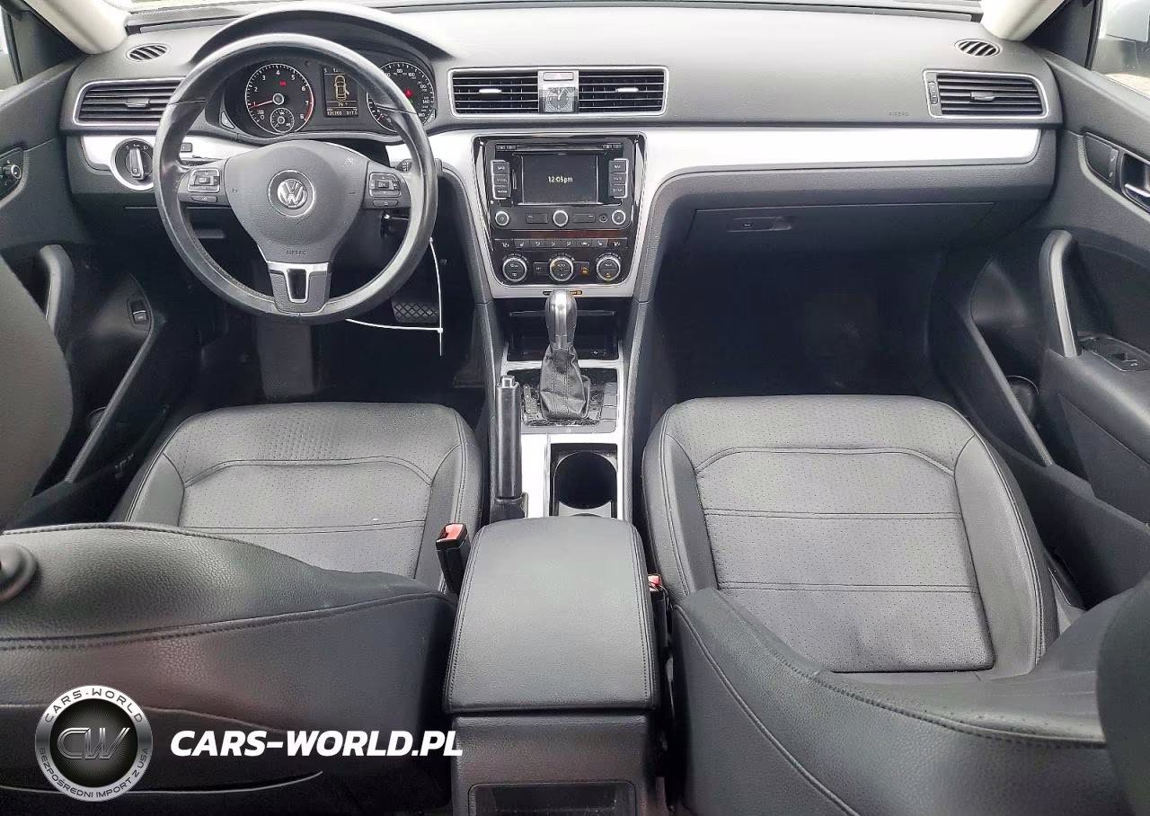 2012 Volkswagen Passat Se VIN:1VWBP7A38CC081707 - 8