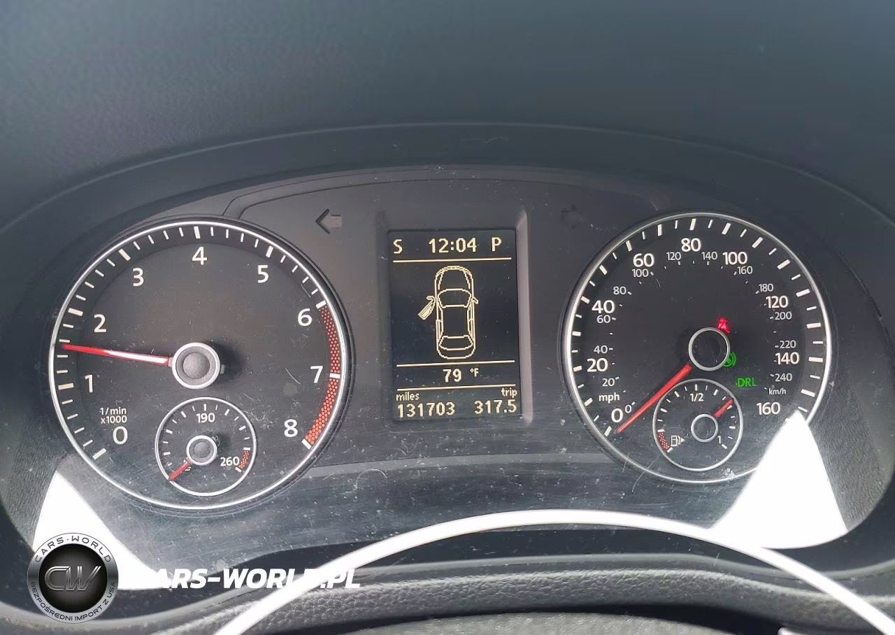 2012 Volkswagen Passat Se VIN:1VWBP7A38CC081707 - 9
