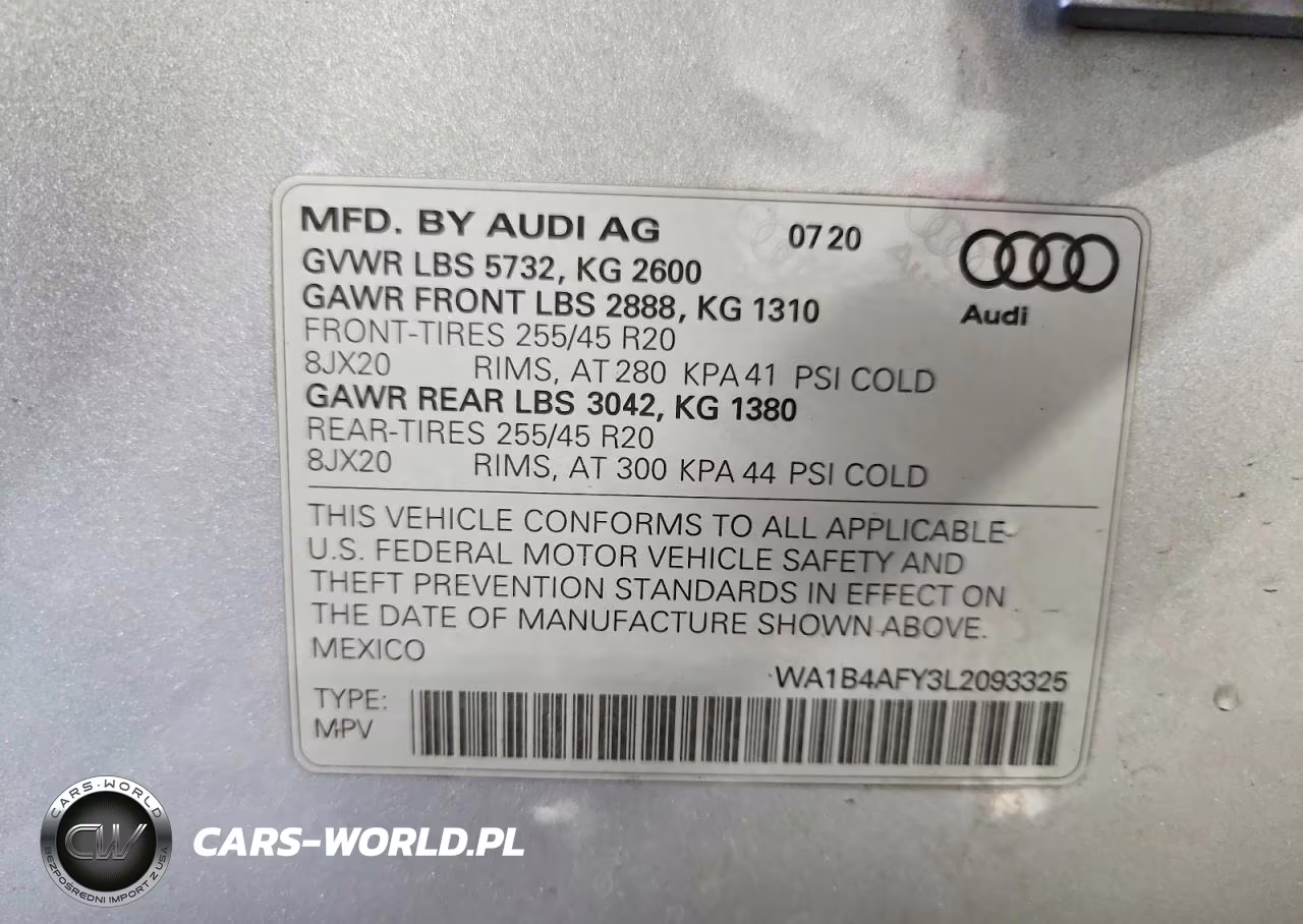 2020 Audi Sq5 Premium Plus VIN:WA1B4AFY3L2093325 - 13