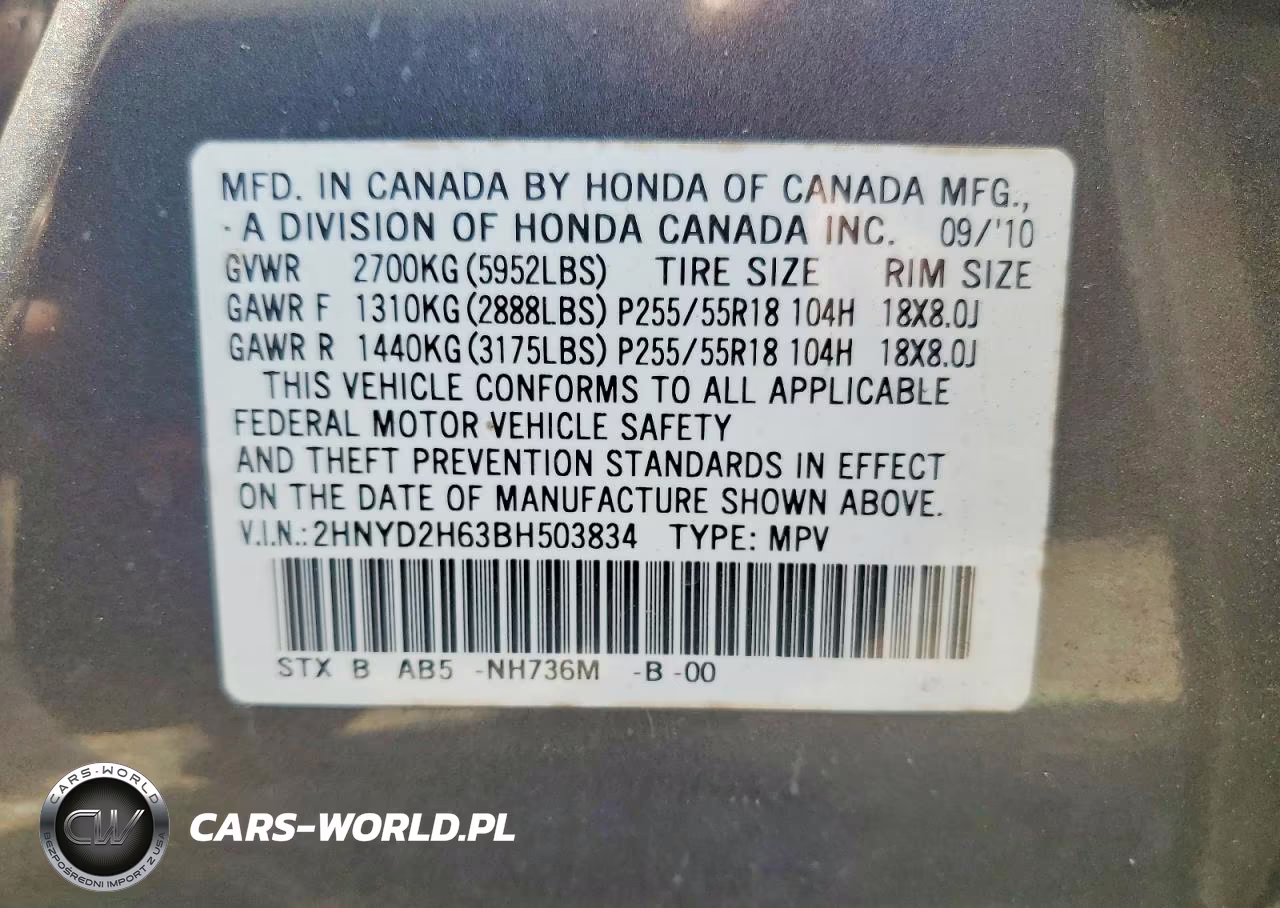 2011 Acura Mdx Technology VIN:2HNYD2H63BH503834 - 14