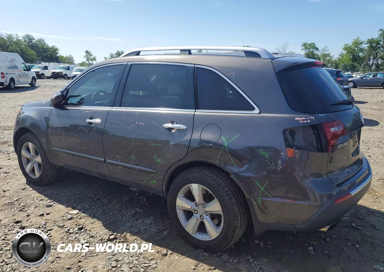 2011 Acura Mdx Technology VIN:2HNYD2H63BH503834 - 2