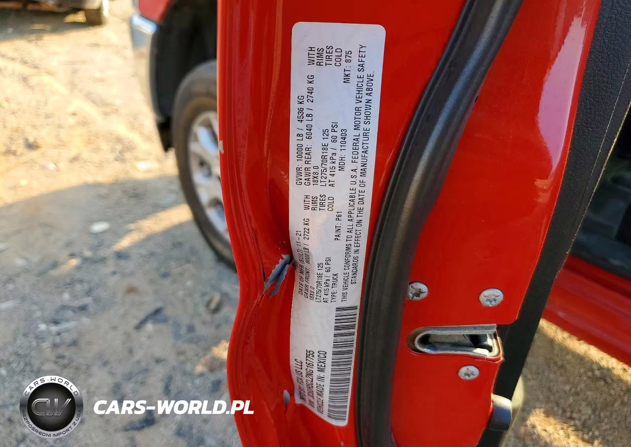 2022 Ram 2500 VIN:3C6UR5CL2NG167755 - 12