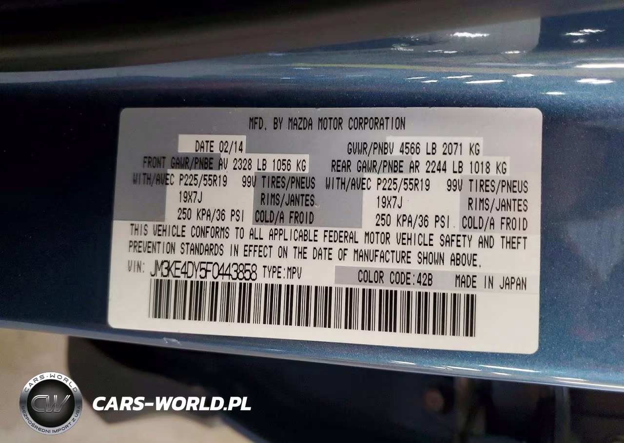 2015 Mazda Cx-5 Gt VIN:JM3KE4DY5F0443858 - 13