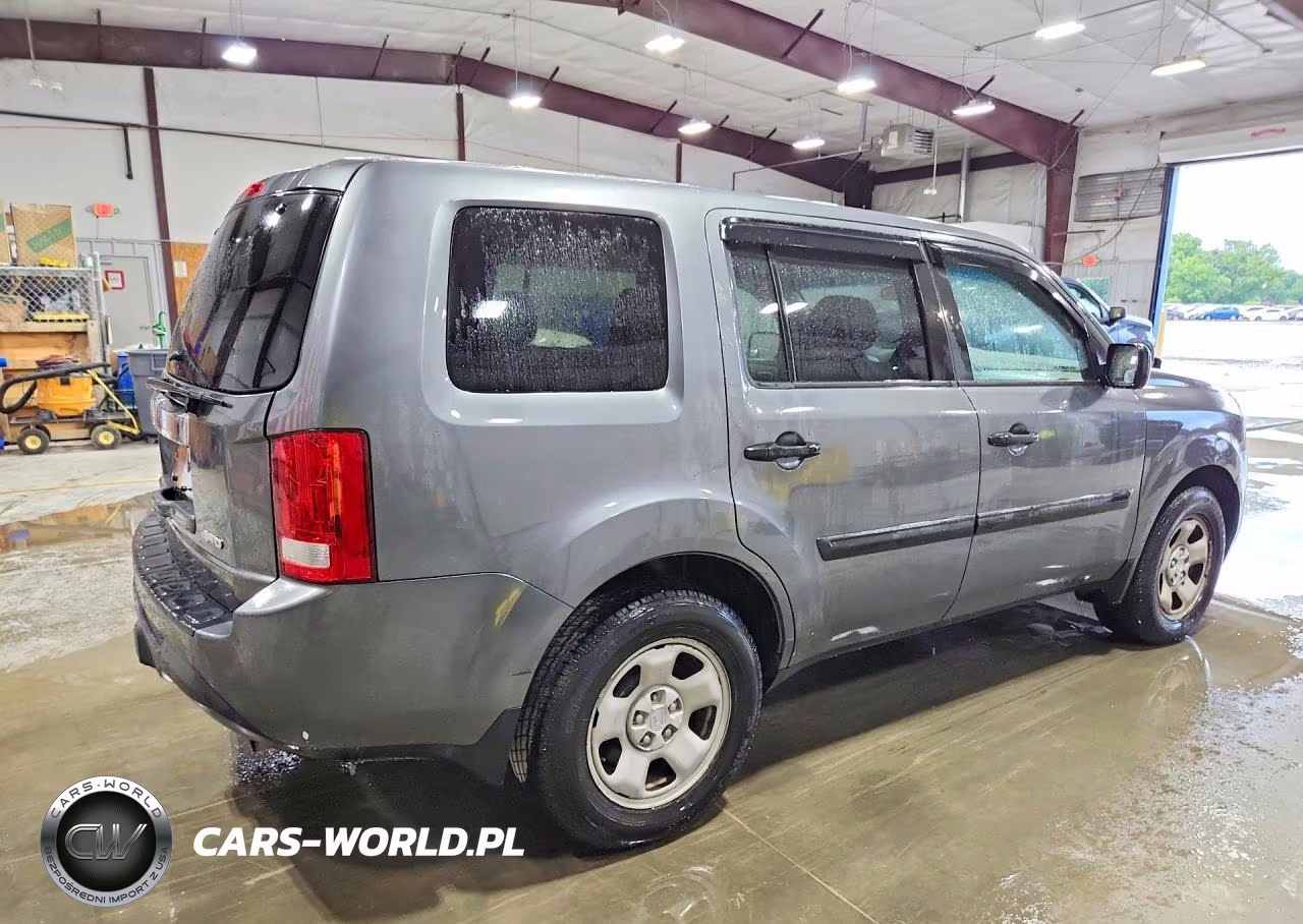 2013 Honda Pilot Lx VIN:5FNYF4H20DB036745 - 3