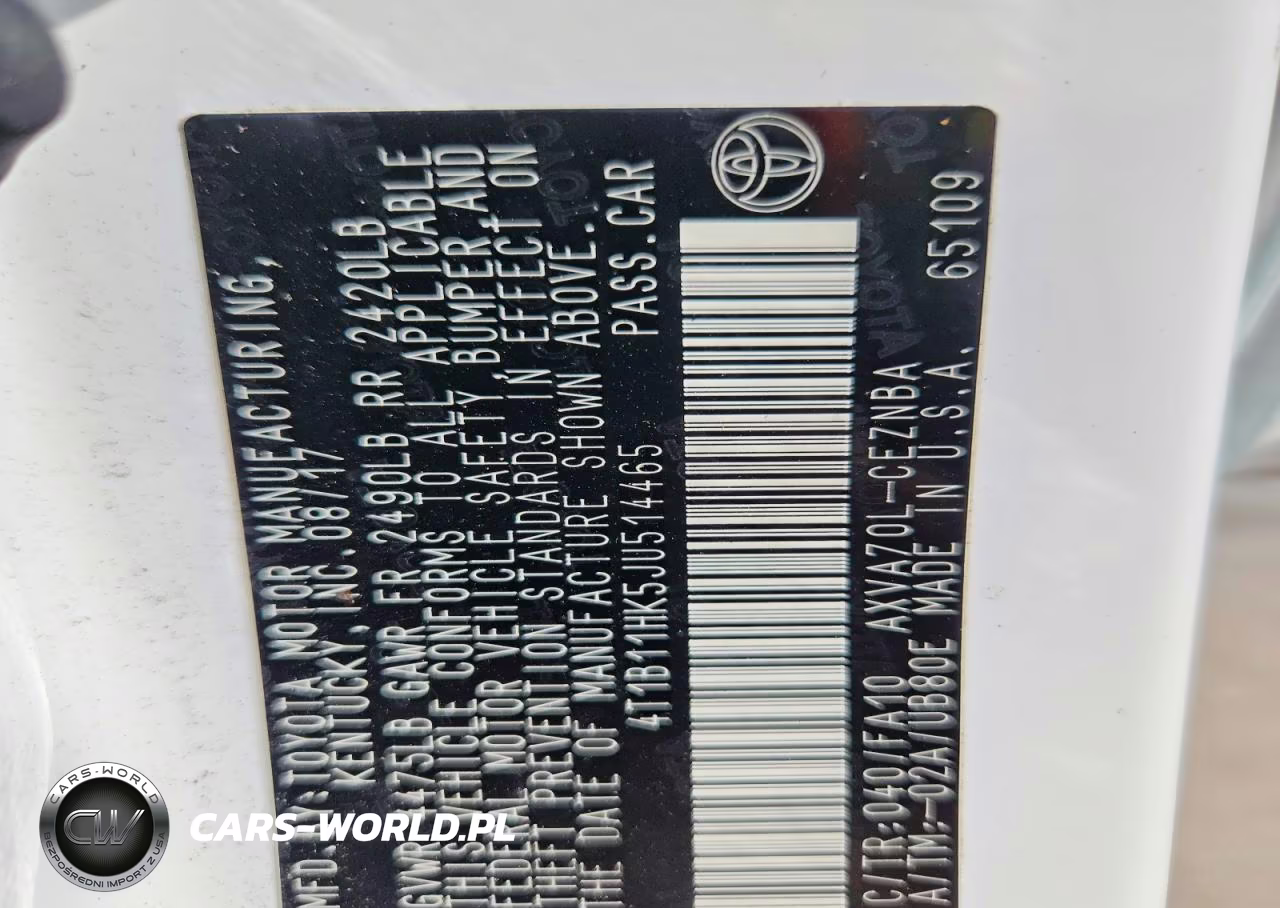 2018 Toyota Camry Le VIN:4T1B11HK5JU514465 - 12