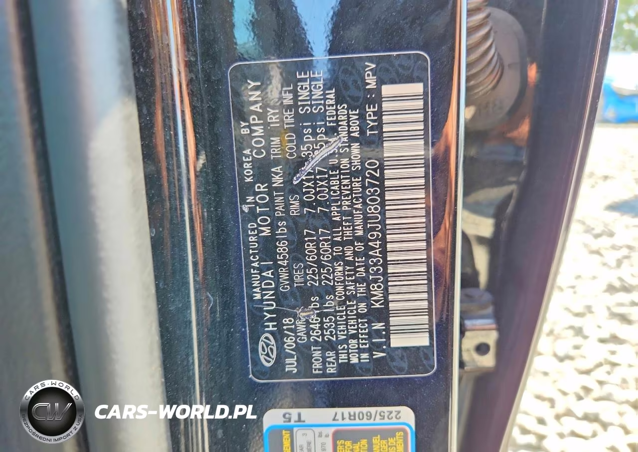 2018 Hyundai Tucson Sel Plus VIN:KM8J33A49JU803720 - 13