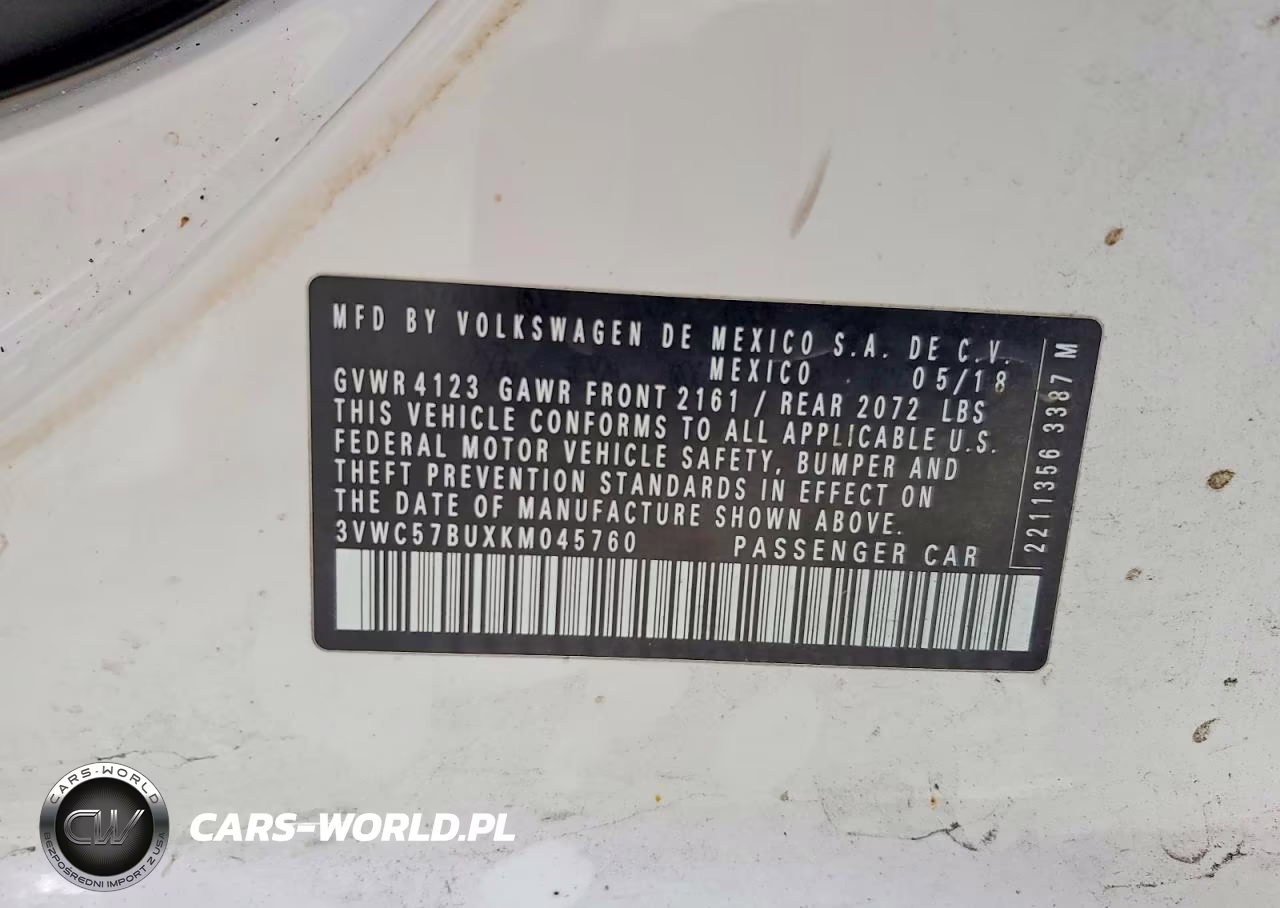 2019 Volkswagen Jetta S VIN:3VWC57BUXKM045760 - 13