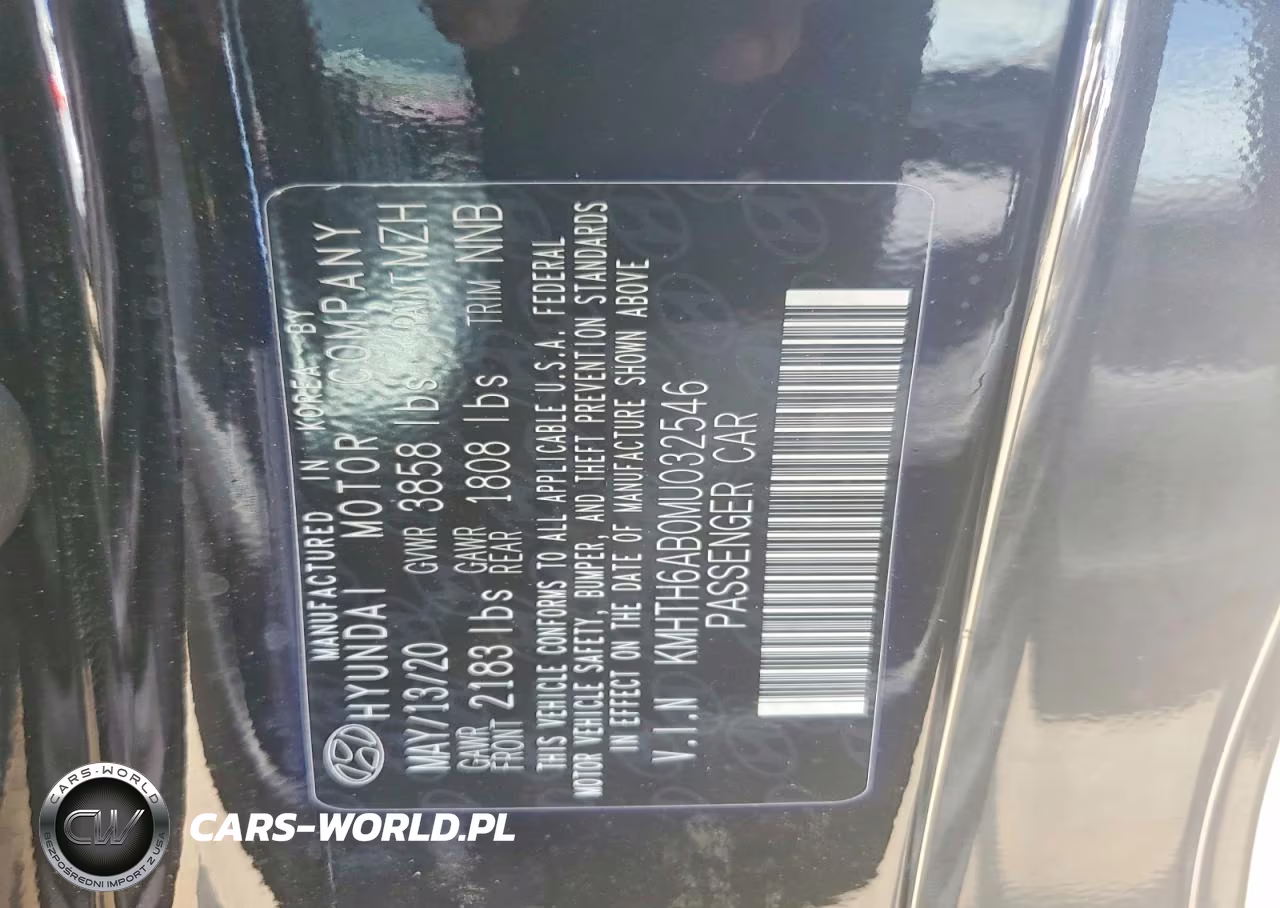 2021 Hyundai Veloster Turbo 1.6T VIN:KMHTH6AB0MU032546 - 12