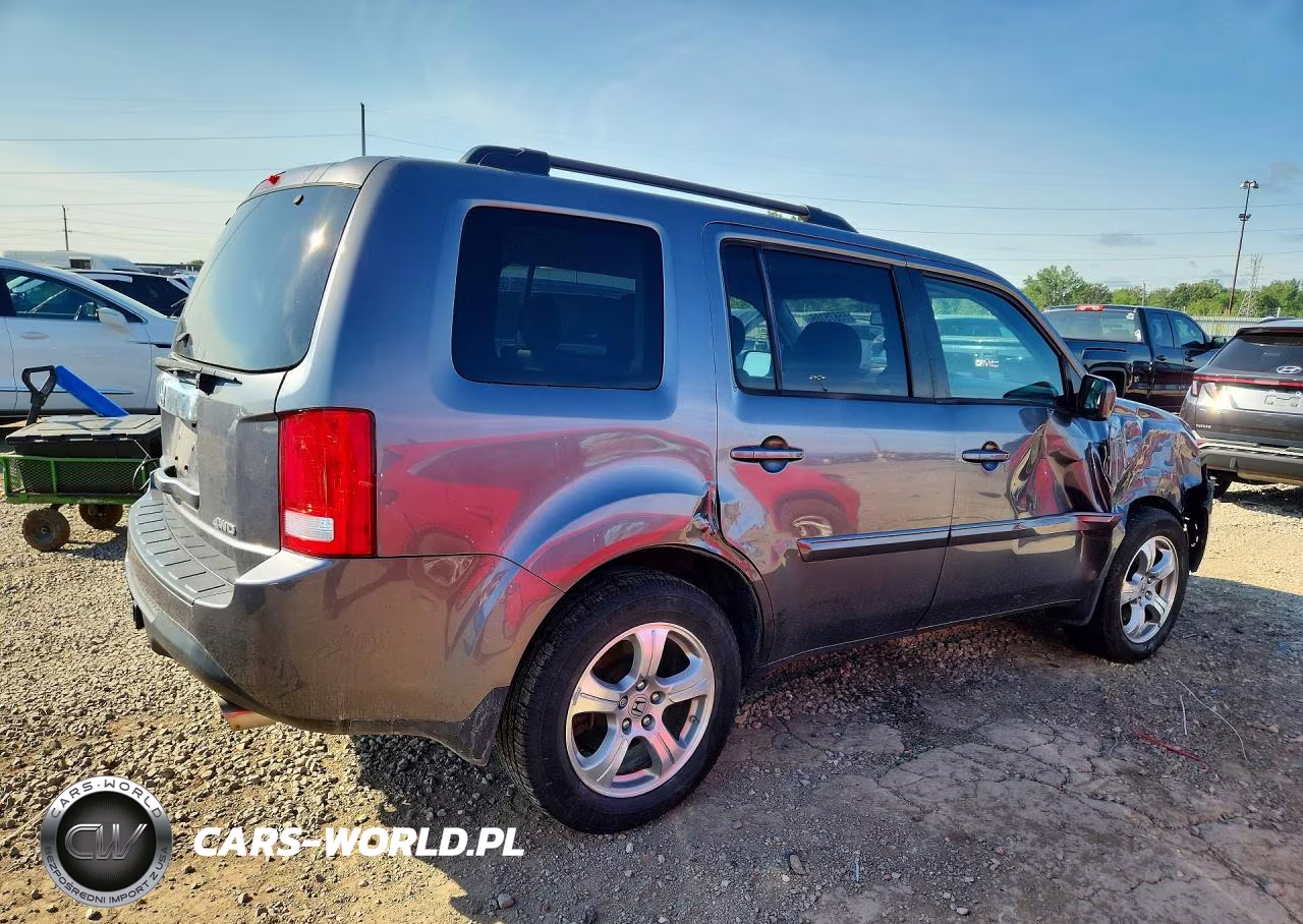 2015 Honda Pilot Exl VIN:5FNYF4H50FB064493 - 3