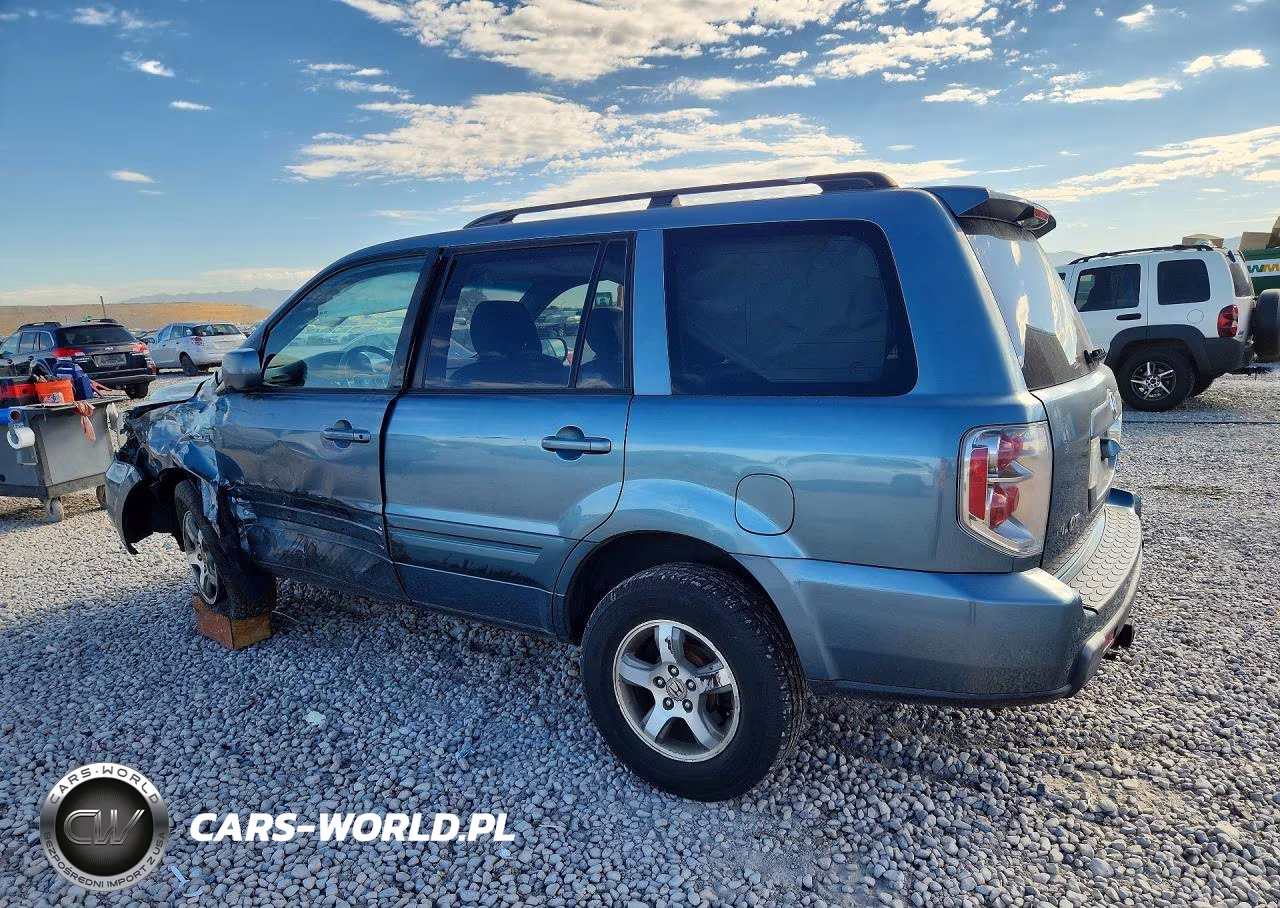 2008 Honda Pilot Exl VIN:5FNYF18778B025628 - 2