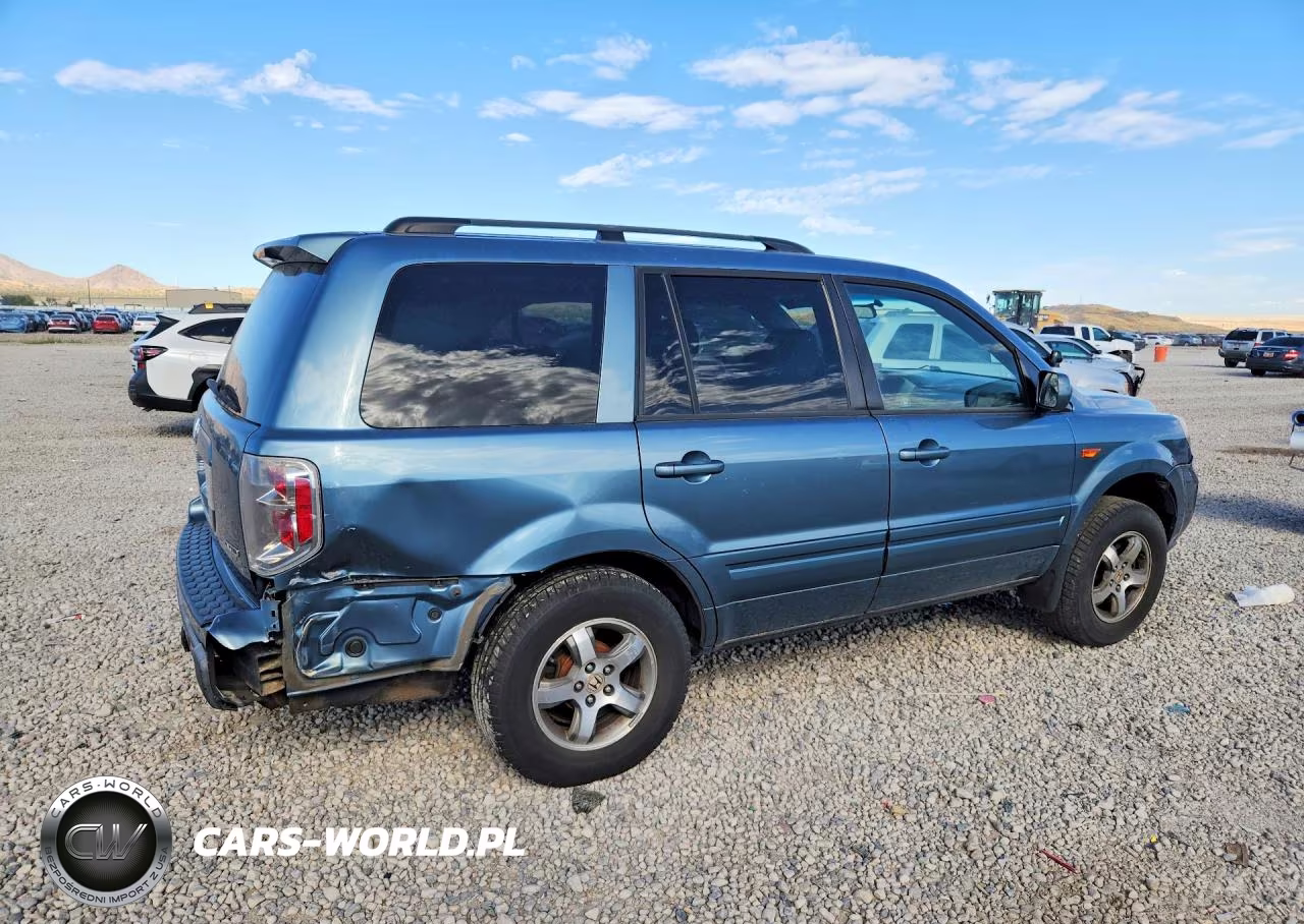 2008 Honda Pilot Exl VIN:5FNYF18778B025628 - 3