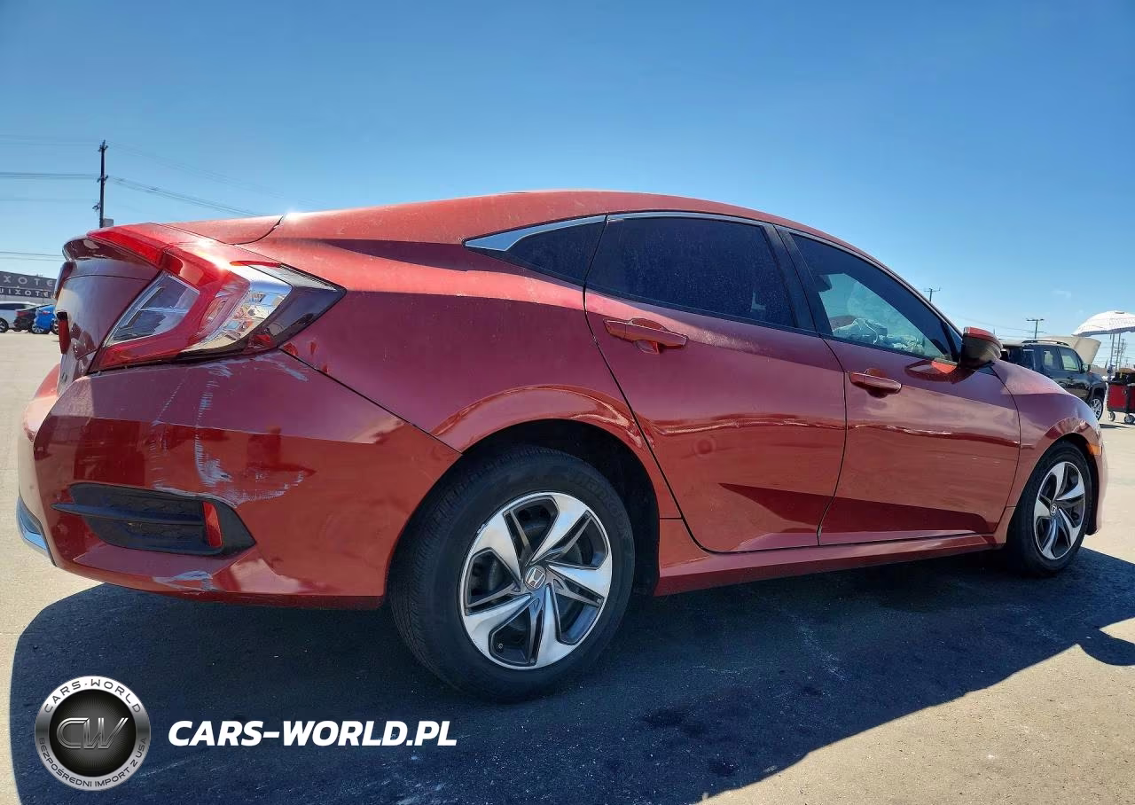 2020 Honda Civic Lx VIN:19XFC2F69LE005508 - 3