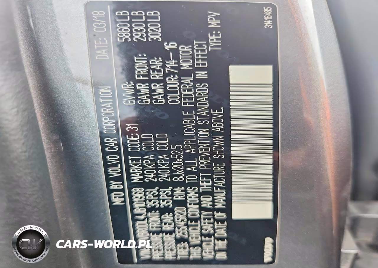 2018 Volvo Xc60 T8 Inscription VIN:LYVBR0DL4JB101968 - 13