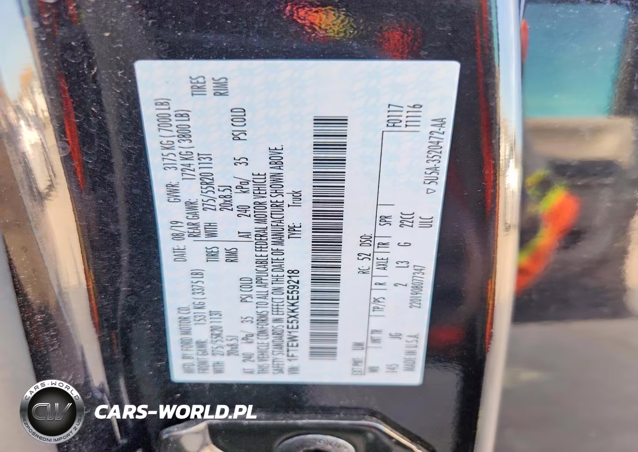 2019 Ford F150 Stx VIN:1FTEW1E5XKKE59218 - 12