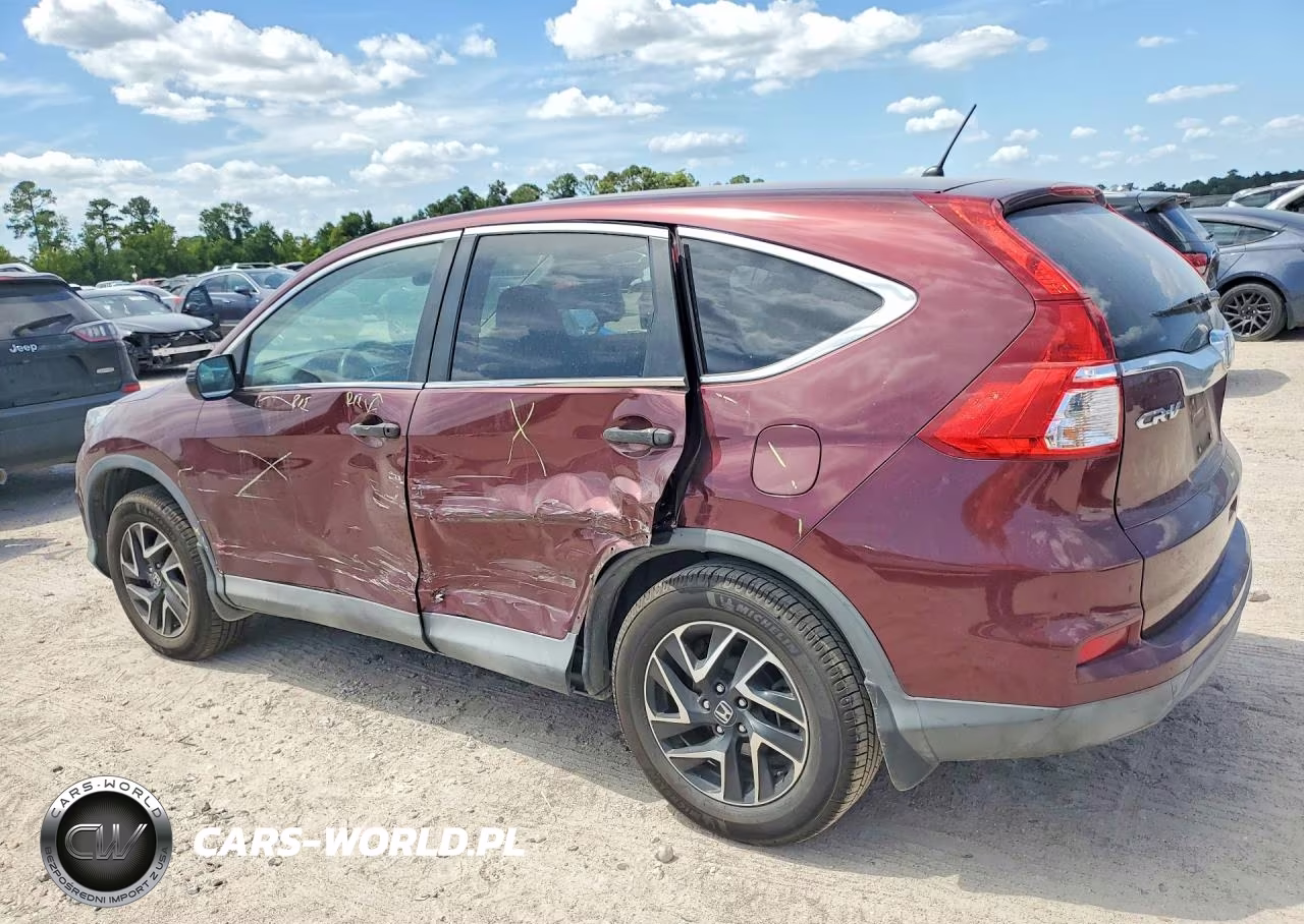 2016 Honda Cr-V Se VIN:2HKRM3H46GH506482 - 2