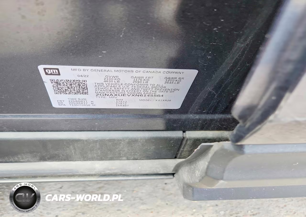 2022 Chevrolet Equinox Lt VIN:2GNAXUEVXN6145564 - 13