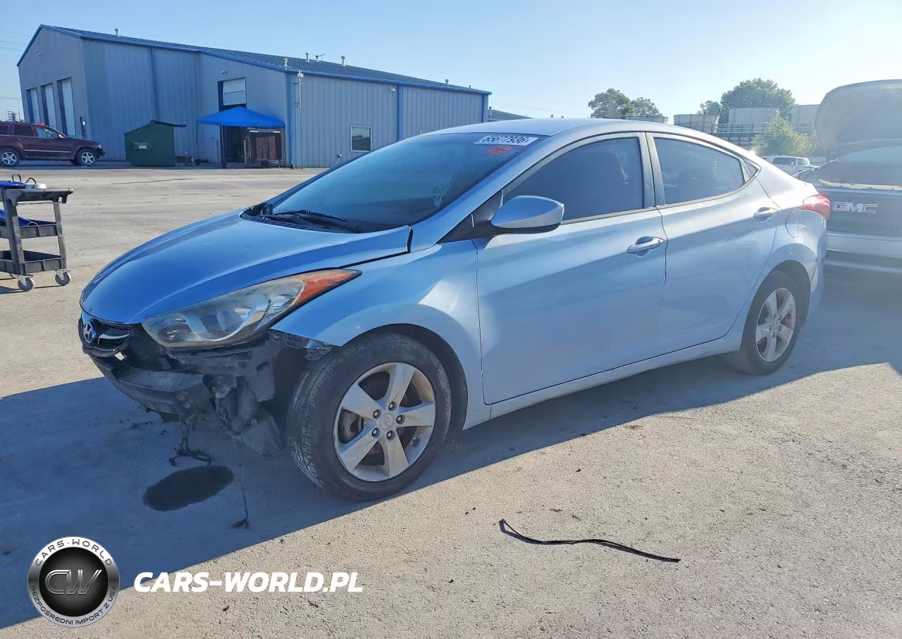 2013 Hyundai Elantra Gls VIN:KMHDH4AE9DU633957 - 1
