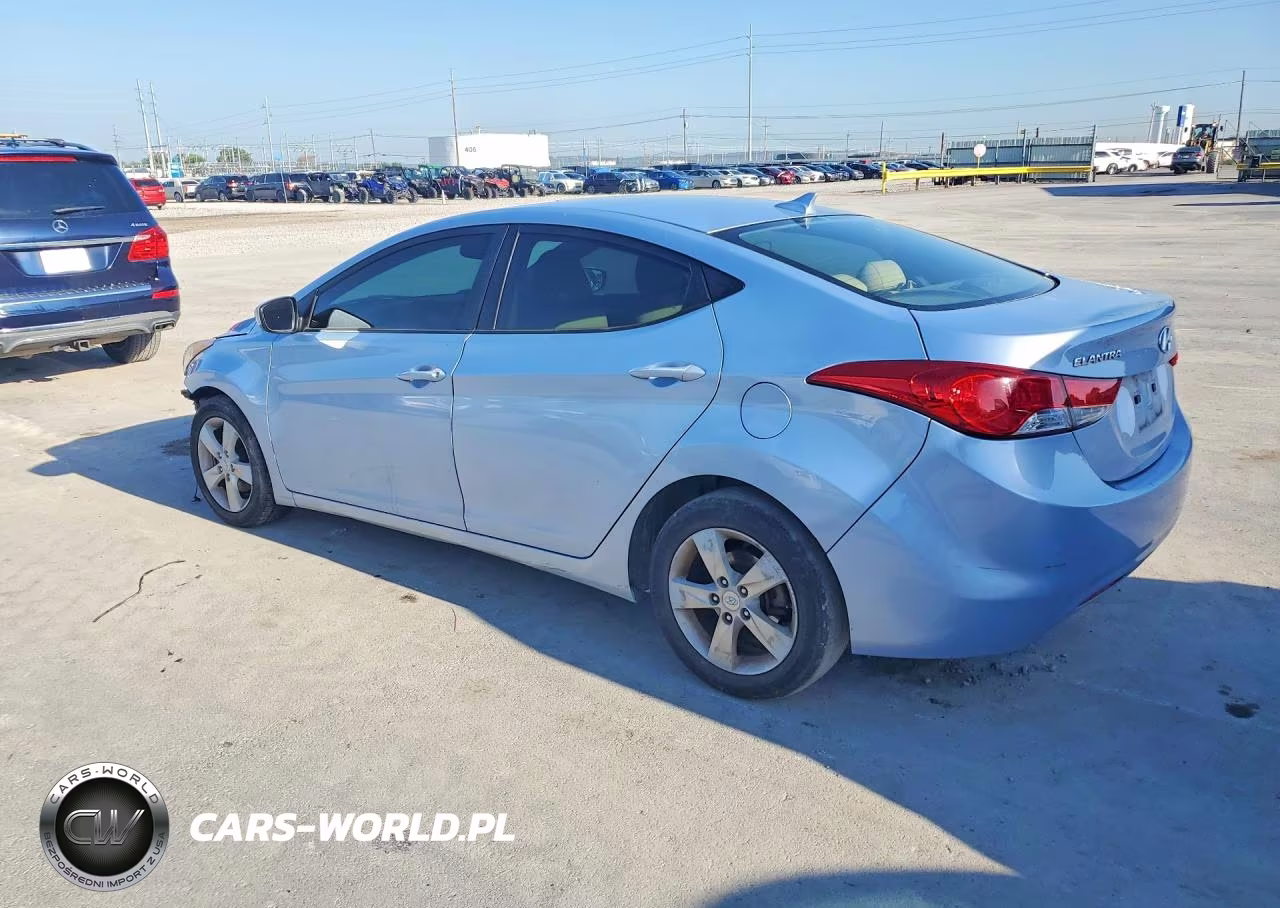 2013 Hyundai Elantra Gls VIN:KMHDH4AE9DU633957 - 2